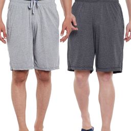 VIMAL JONNEY Men Pack of 2 Solid Lounge Shorts-picture-18