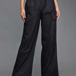 Miss Chase Black High Rise Cargo Pants-image-60