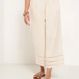 Rangmanch By Pantaloons White Cotton Comfort Fit Pants-image-65