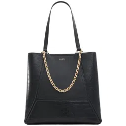Aldo Black Solid Medium Shoulder Handbag-picture-15