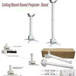 Techut Adjustable 91.44 cm (3 Feet) Projector Ceiling Mount Round Projector Stand with Load Capacity 25 Kg image 2
