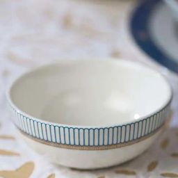 Fabindia Home Luxe Blue & White Ceramic Katori (150ml)-picture-20