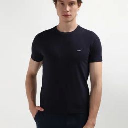 Calvin Klein Navy Slim T-Shirt-picture-31