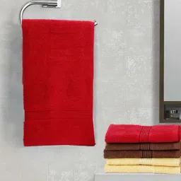 Bianca D'ross Multicolor 100% Cotton 380 GSM Hand Towels - Set of 6-18