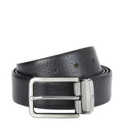 Tommy Hilfiger Fresno Plus Black & Tan Leather Reversible Belt for Men-image-24