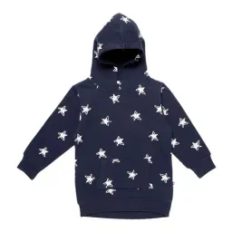 Nino Bambino Kids Navy Printed Hoodie-picture-12