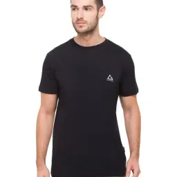 Giordano Black Cotton Slim Fit T-Shirt-image-28