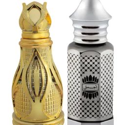 Ajmal Khofooq Concentrated Perfume & Asher Attar Gift Set for Unisex-image-2