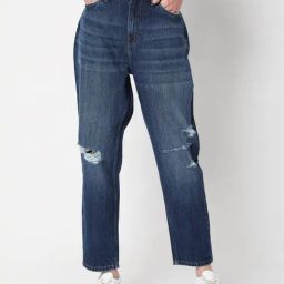 Vero Moda Blue Distressed Jeans-image-42