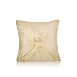 Home4U 'Anabelle' Beige Silk Cushion Cover - Set of 1-38