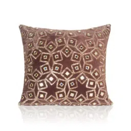 Home4U 'Adeena' Brown Cotton Cushion Cover - Set of 1-image-39