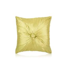 Home4U 'Anabelle' Lime Green Silk Cushion Cover - Set of 1-image-37