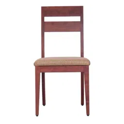 Durian Pearl Buff Beige Solid Wood & Fabric Dining Chair-picture-43