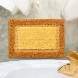 Saral Home Elyesse Mustard Microfibre Antiskid & Washable Bath Mat-image-12