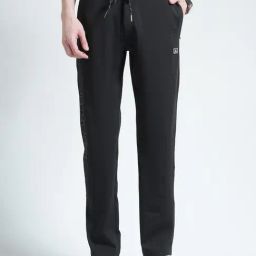 Monte Carlo Black Regular Fit Trackpants-image-77
