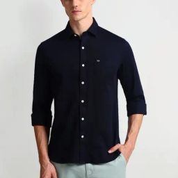arrow sport Arrow Sports Blue Slim Fit Shirt-picture-48