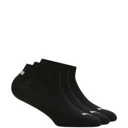 Puma Black Cotton Logo Socks Set of 3-44