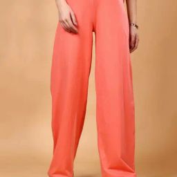 Cation Coral Plain Trousers-image-3