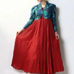 Showoff Maroon Cotton Regular FitKurta-image-68