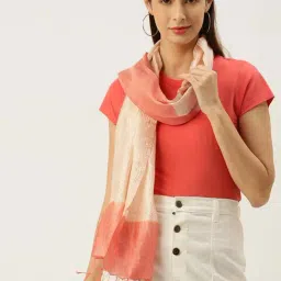 ArtEastri Pink Printed Stole-picture-41