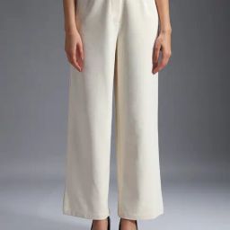 Zastraa White Casual Trousers-image-20