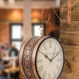 CHRONIKLE Copper Rose Gold Iron Wall Clock-image-25