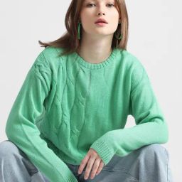 Only Green Regular Fit Pullover-38