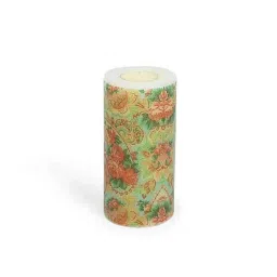 Home4U Multicolor Wax 7 cm Pillar Candle - Set of 1 image 2