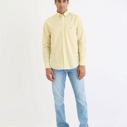 GANT Men Grid Tattersall Checks Opaque Checked Casual Shirt-image-28