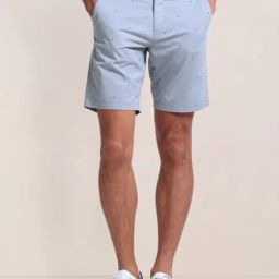 U.S. Polo Assn. Blue Cotton Slim Fit Printed Shorts-picture-11