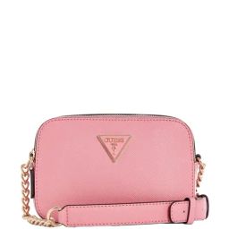 GUESS Pink Textured Camera Bag-20