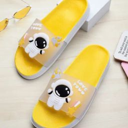 Pampy Angel Women's Yellow Slides-image-94