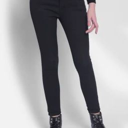 Crimsoune Club Black Skinny Fit Mid Rise Jeans-image-72