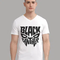 SOLACEACTIVE Men Typography Printed V-Neck T-shirt-picture-3