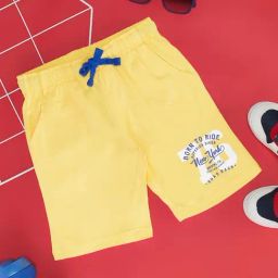 Pantaloons Junior Kids Primrose Yellow Cotton Printed Shorts-image-18