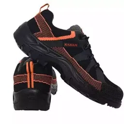 Karam Flytex Composite Toe Sporty Safety Shoes Low Ankle Black and Orange Size UK 7, FS 210-image-67
