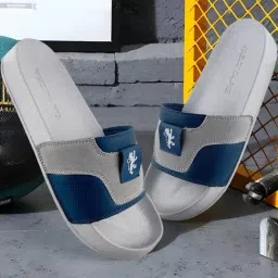 Red Tape Men's Grey & Navy Slides-picture-19