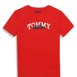 Tommy Hilfiger Boys Orange Solid Regular T-Shirt-image-37