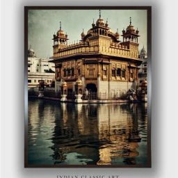 Indian Classic Art Multicolor Canvas Abstract Wall Art-image-93