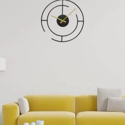 CHRONIKLE Round Black Iron Wall Clock-picture-44