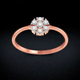 Joyalukkas 18k Gold Floral Shaped Diamond Casual Ring for Women-image-68