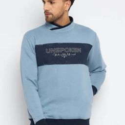 Duke Grey Melange Regular Fit Printed Sweatshirt-picture-13