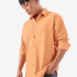 The Souled Store Orange Regular Fit Shirt-image-56