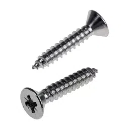 RS PRO Plain A2 304 SS 25.4 mm (1 Inch) Countersunk Head Self Tapping Screws, 180730 (Pack of 100 pcs)-9