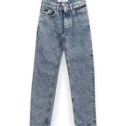 Calvin Klein Kids Vintage Blue Cotton Washed Jeans-picture-19