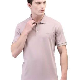 Woodland Dusty Pink Regular Fit Polo T-Shirt-picture-19