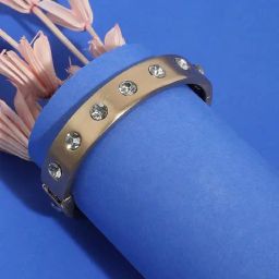 Sohi Women's Crystal Band Bracelet - Gold-36