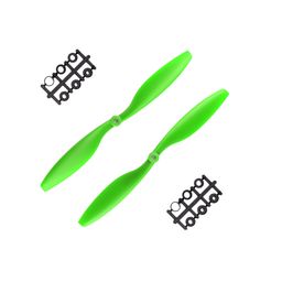 Pro-Range Propellers1045(10X4.5) ABS Green 1CW+1CCW-1pair image 2