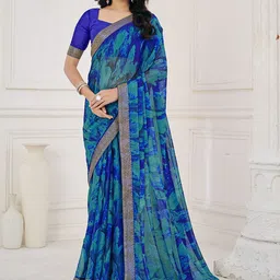 DIVASTRI Poly Chiffon Saree-picture-3