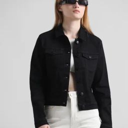 Only Black Relaxed Fit Denim Jacket-image-58